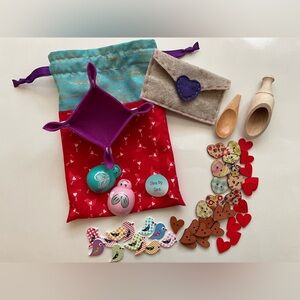 Valentines kit/ Sensory Bin play